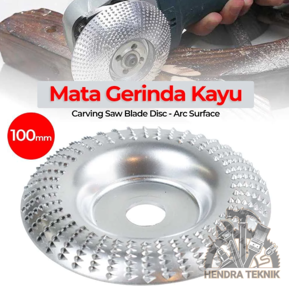 GRINDA UKIR KAYU / ES 4" WOOD CARVING DISC 85/100 MATA GERGAJI GRINDA