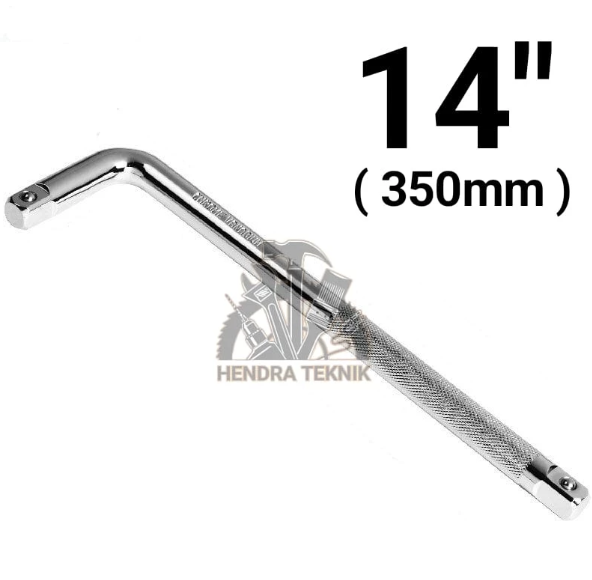 STANG L 14" GAGANG SOK L 1/2" X 14 INCI SETANG SOK L 350mm PEGANGAN SOCK 35CM 14 DIM