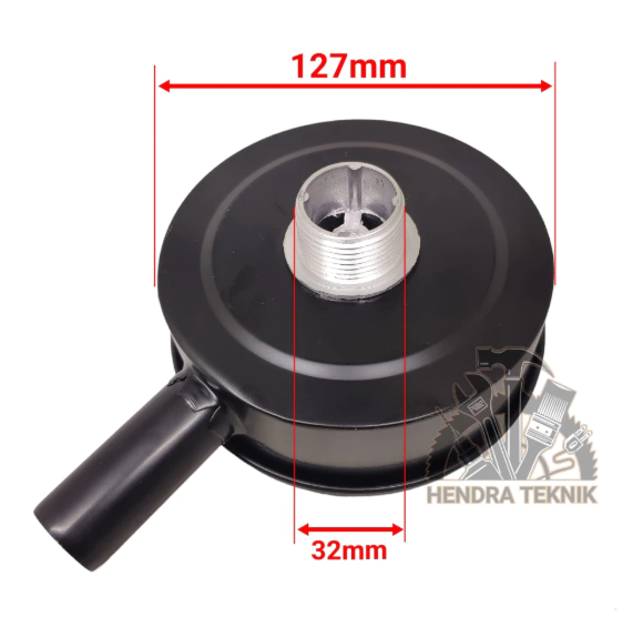 FILTER KOMPRESOR BESI 3HP - 5 HP SARINGAN UDARA MESIN COMPRESSOR ANGIN