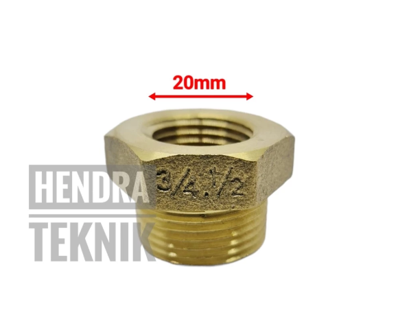 VERLOOP RING 1/2" x 3/4" INCI KUNINGAN VLUPRING VLUKRING VLOOP RING VERLUP RING 20mm X 25mm