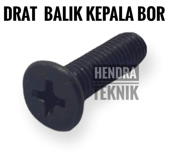 SPAREPART BAUT KEPALA BOR BAUT DRAT BALIK BOR LISTRIK BATERAI 10MM 13MM BAJA 5X0.8 SUKU CADANG BAUT PENGUNCI