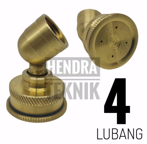 SPUYER KABUT 4 LUBANG KUNINGAN SPUYER KABUT NOZZLE KABUT NOSEL BENGKOK MIST