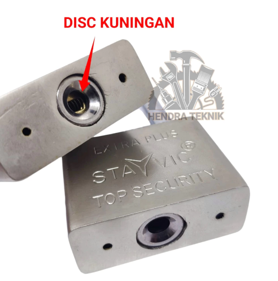 GEMBOK PUTIH 40MM PANJANG BESI KUNCI GANTUNG PAGAR TANPA PER 40 mm