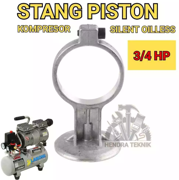 STANG PISTON KOMPRESOR 3/4HP OILLESS SILENT SPAREPART SETANG SEKER 0.75 HP SUKU CADANG GAGANG CONROD