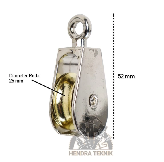 KATROL STAINLESS KEREKAN BURUNG MINI SINGLE DOUBLE PULLEY PULI MONEL