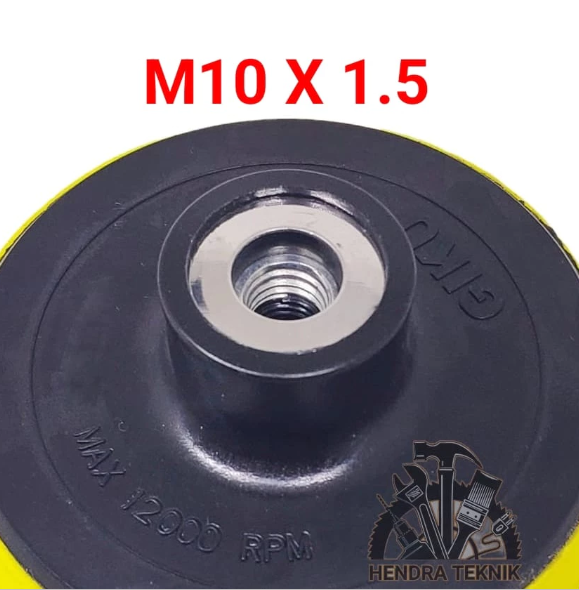 TATAKAN AMPLAS 3" INCI BANTALAN BULAT 8,5CM KRETEKAN PAD 85MM TATAKAN BULAT PAD TANPA LEM GRINDA 3IN MURAH