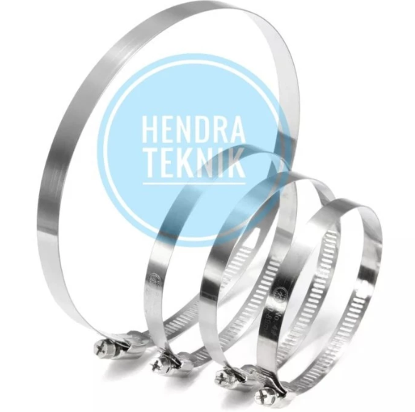 TAIWAN KLEM SELANG STENLIS 2 1/2" HOSE CLAMP STAINLESS 2,5" DIAMETER SELANG 44-64MM