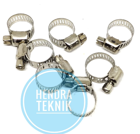 TAIWAN KLEM SELANG STENLIS 2 1/2" HOSE CLAMP STAINLESS 2,5" DIAMETER SELANG 44-64MM