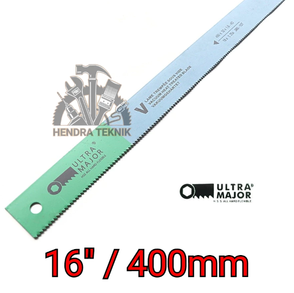 MATA GERGAJI BESI MESIN HSS 14" 16" 18" ULTRA MAJOR 350MM 400MM 450MM MAYOR HACKSAW BLADE 35CM 40CM 45CM