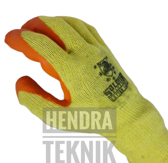 SARUNG TANGAN KARET SILIKON TEBAL KAOS TANGAN KERJA KATUN TEBAL SAVETY GLOVES SILICONE COATING