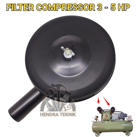 FILTER KOMPRESOR BESI 3HP - 5 HP SARINGAN UDARA MESIN COMPRESSOR ANGIN