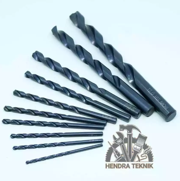 ORIGINAL BOR BESI NACHI 6mm BOR BAJA HSS ASLI BOR HITAM ECERAN