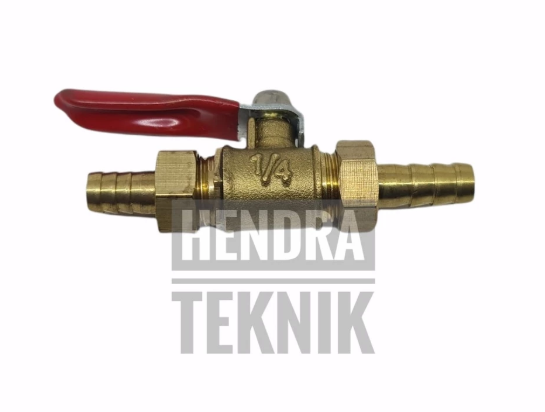 KRAN KOMPRESOR KUNINGAN 1/4 COMPRESSOR AIR COCK KRAN ANGIN BRASS HATO BALL VALVE SELANG BENSIN