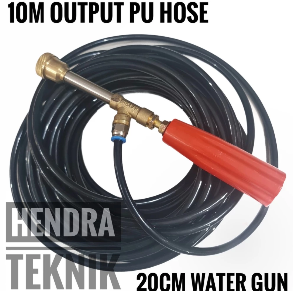 MESIN CUCI MOTOR SET POMPA AIR DC FULL SET SELANG 10M POMPA MINI DC HIGH PRESSURE PUMP SELANG PU
