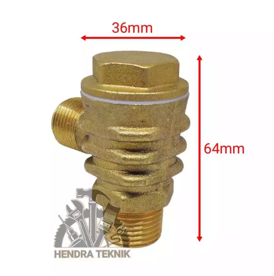 FULL KUNINGAN CHECK VALVE COMPRESSOR 1/2 3/4 1 2 PK NON RETURN KATUP L UNLOADER