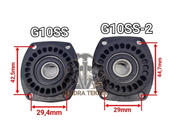 COVER GEARBOX G10SS / G10SS2 PACKING GLAND TUTUP GEAR SPAREPART GRINDA HITACHI RUMAH BEARING PLASTIK MESIN