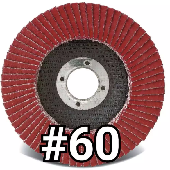 AMPLAS SUSUN 4" FLAP DISC BESI 100MM REMPELAS TUMPUK FLAPDISC 10CM
