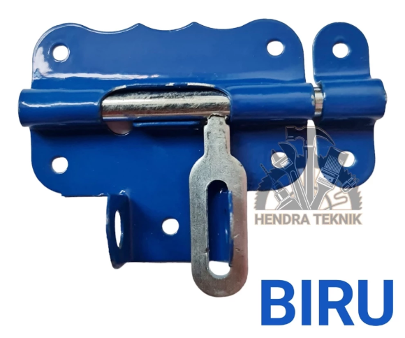 GRENDEL OVERVAL WARNA 2 inci GRENDEL KUNCI 70MM SELOT GEMBOK KANCING PINTU OVERPAL OPERPAL