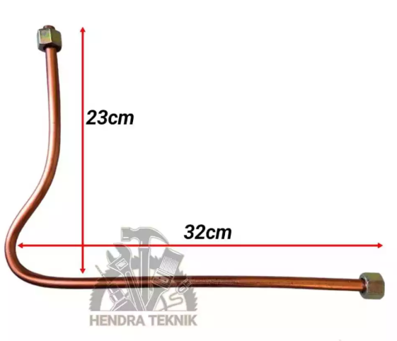 spare part PIPA COMPRESSOR 23X32 3per8 inci 1HP POLOS suku cadang SELANG KOMPRESOR 1 HP 16MM PIPA DISCHARGE