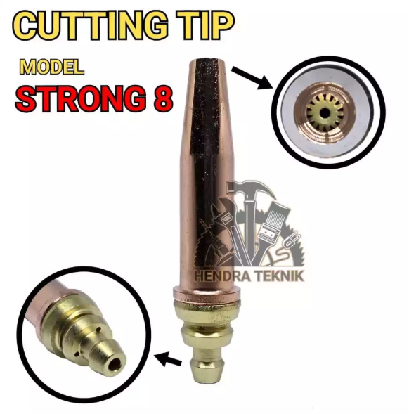 CUTTING TIP LPG MODEL STRONG 8 NO 1 2 3 MATA BLENDER POTONG ELPIJI MDL ST-8 #1 #2 #3