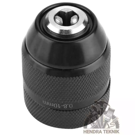 KEPALA BOR 10MM BESI HD DRAT TANPA KUNCI KEYLESS KEPALA BOR 3/8X24unf HEAVY DUTY