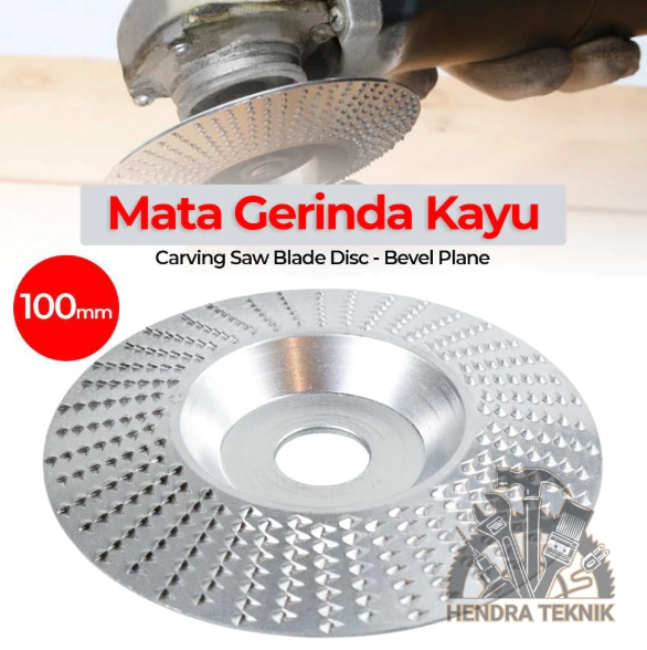 GRINDA UKIR KAYU / ES 4" WOOD CARVING DISC 85/100 MATA GERGAJI GRINDA