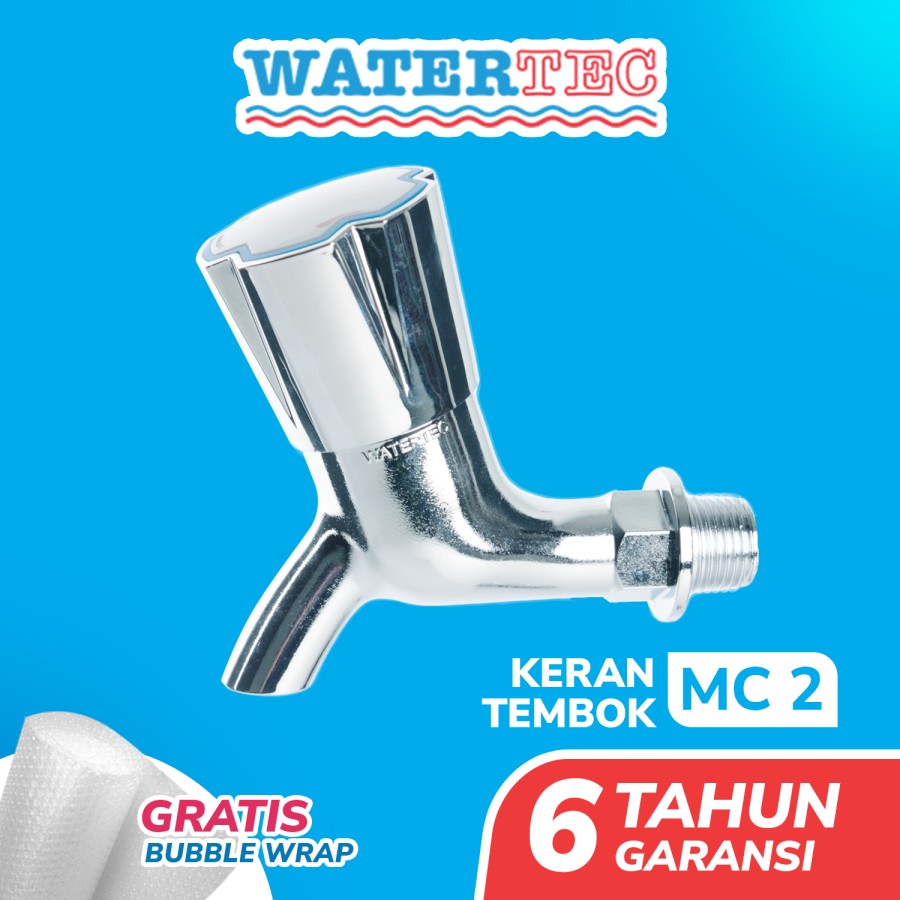 Watertec Keran Tembok Polimer Kran Air Handle Belimbing 1/2" (MC2)