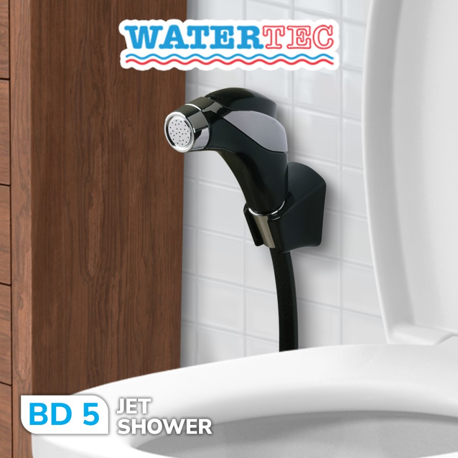 Watertec Vitus Jet Shower Cebok Washer Bidet Polimer 1/2" (BD5 BLC)