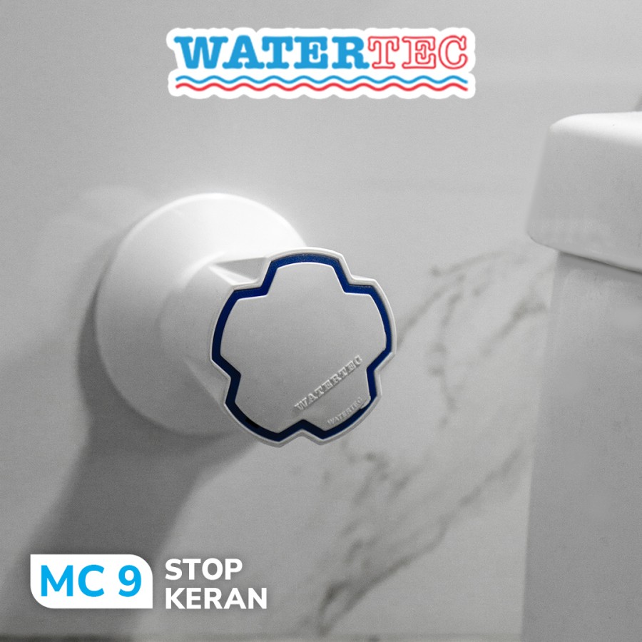 Watertec Stop Keran Polimer PVC Stop Valve Soc Kran Tanam 1/2" (MC9)