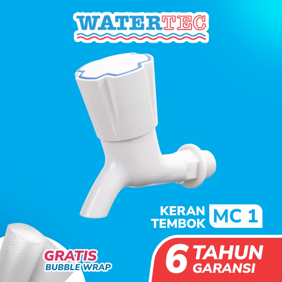 Watertec Keran Tembok Polimer Kran Air Handle Belimbing 1/2" (MC1)