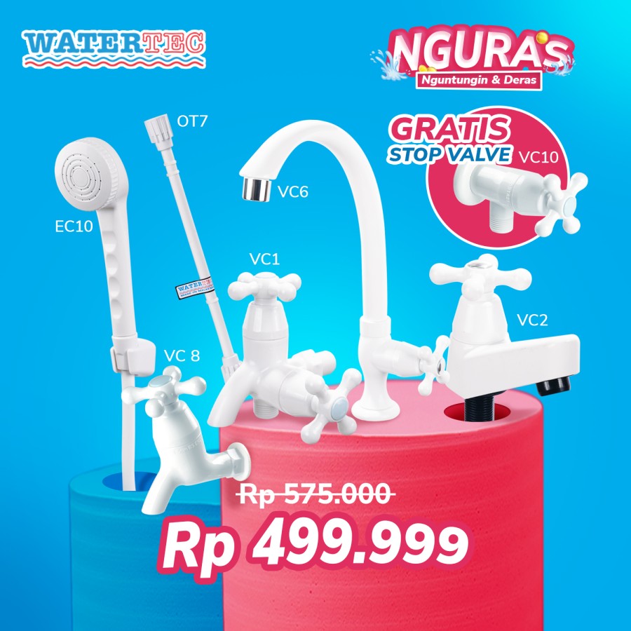 Paket Keran Polimer Watertec - Nguras 3