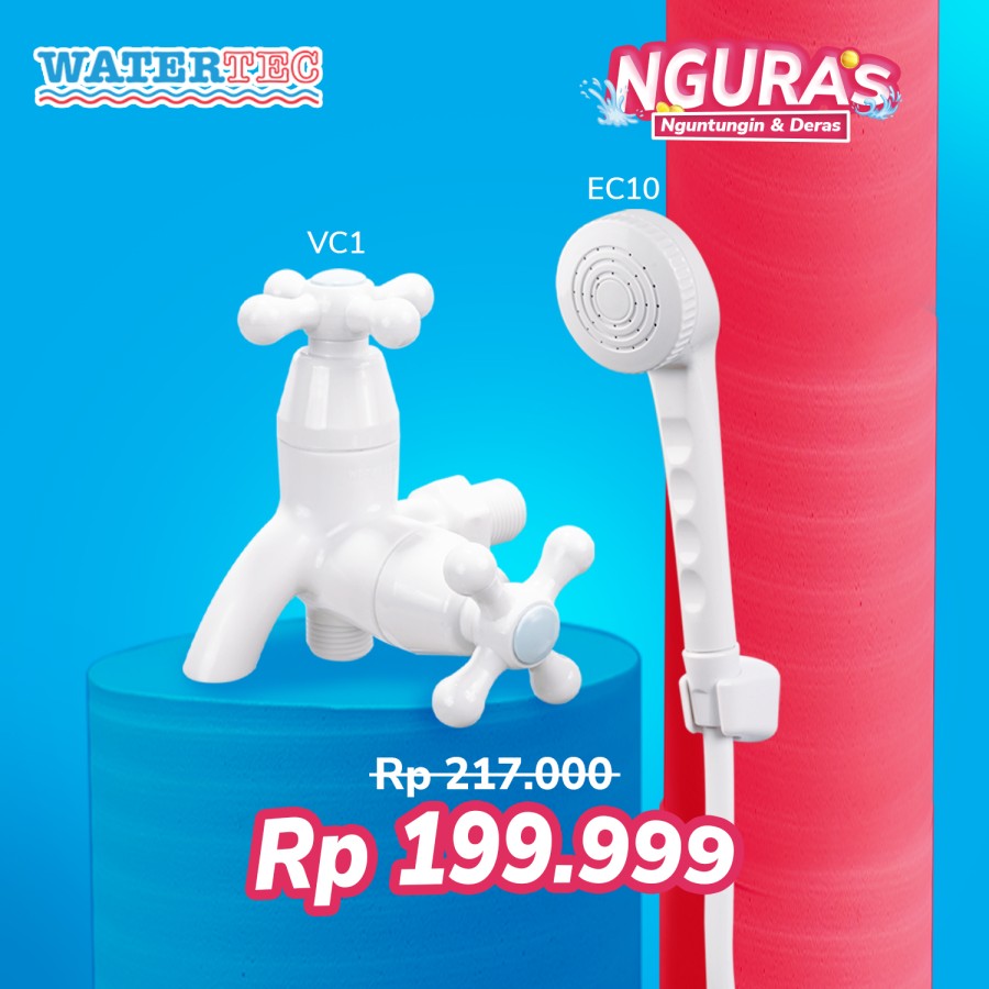 Paket Keran Polimer Watertec - Nguras 1 Kode Item VC1, EC10