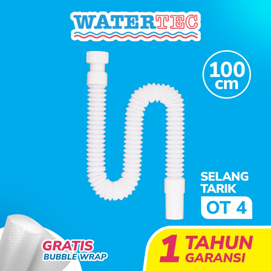 Watertec Uni-Trap Selang Tarik Bak Cuci Piring Wastafel 1 1/4" (OT4)