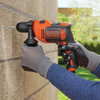 Black+Decker Bor Set Hammer Drill + 40 Accessories (BEH710SA40-QS)