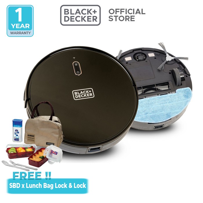 Black+Decker Robot Vacuum Cleaner & Mop 2 in 1 (BRVA425B00-B1)