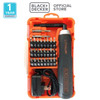 Black+Decker Bor Obeng Cordless Push & Go Screwdriver 4V (BD40K27-B1)