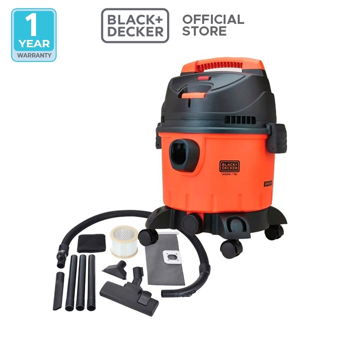 Black+Decker 1200W Wet&Dry Vacuum Cleaner BDWD10-B1