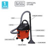 Black+Decker Vacuum Cleaner Wet & Dry 1000 Watt 8 Liter BDWD08-B1