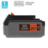 Black+Decker Battery / Baterai Li-ion 18/20 Volt (Max) 4.0 Ah BL4018