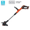 Black+Decker 18V Powercommand String Trimmer, 28CM (STC1820EPCF-B1)