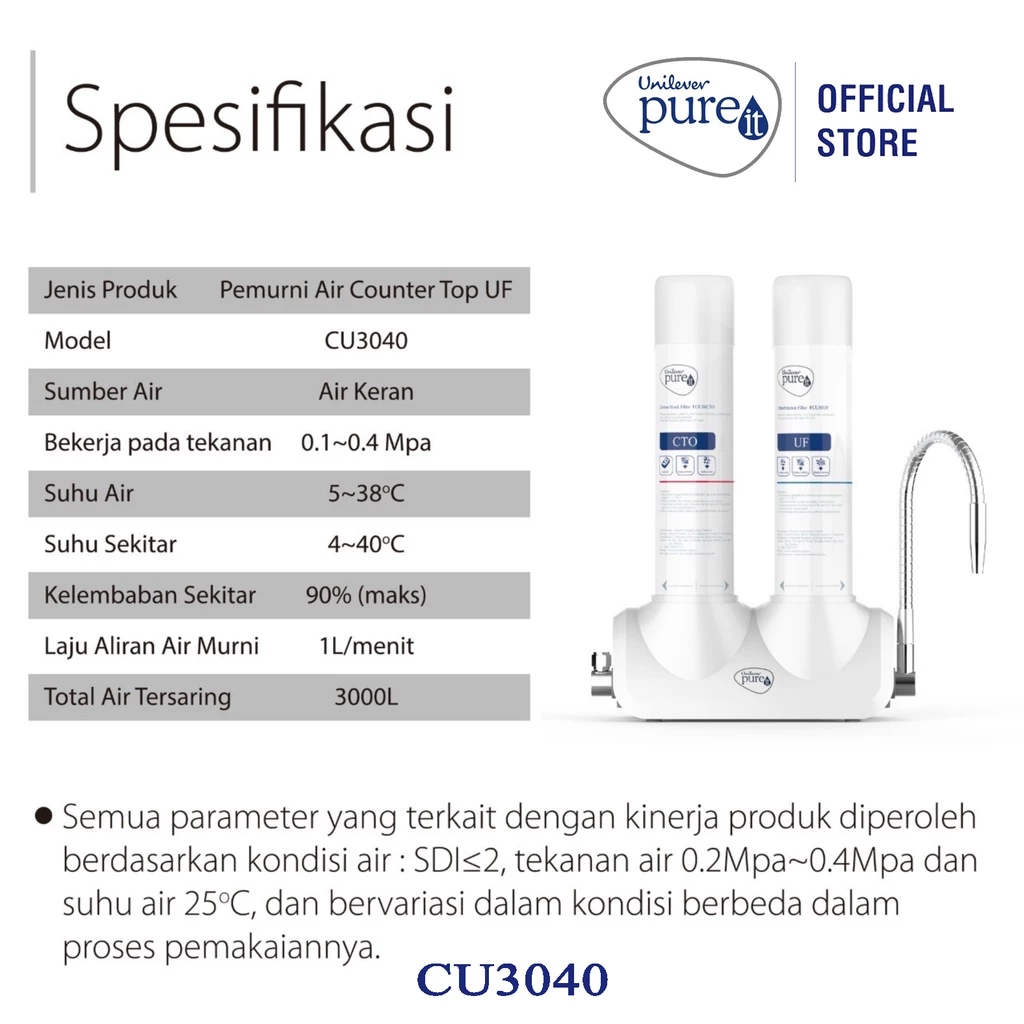 mall inline badgeUnilever Pureit Portable Water Purifier CU3040