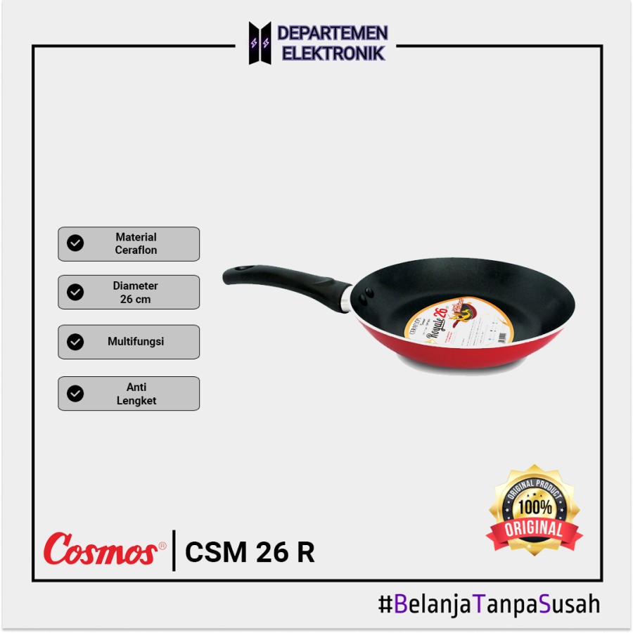 Cosmos CFP 26 R Fry Pan Ceraflon Royal 26 cm