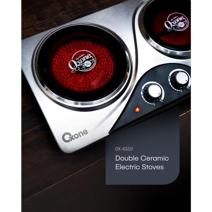 oxone double ceramic stove ox 655d / KOMPOR LISTRIK INDUKSI OXONE 655D