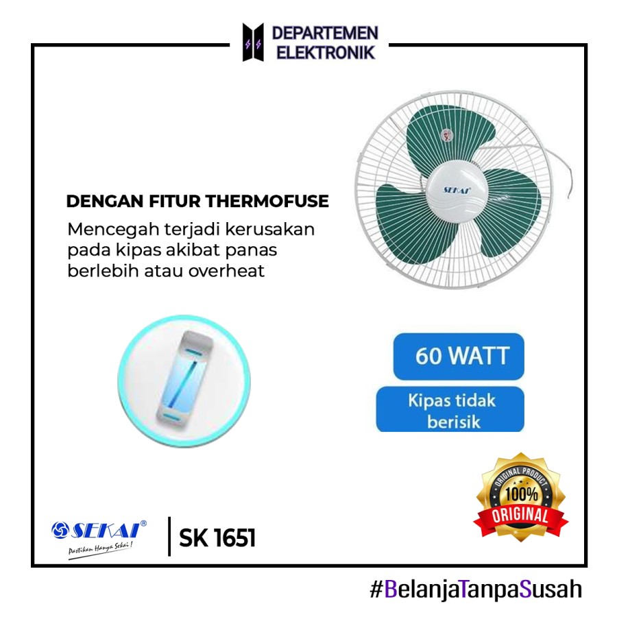 SEKAI KIPAS ANGIT PLAFON 1651 ORBITFAN 16"
