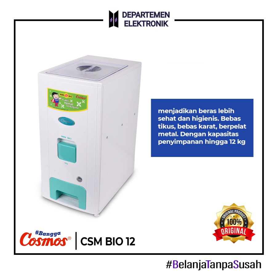 COSMOS RICE BOX 12 BIO SARANA PENYIMPANAN BERAS