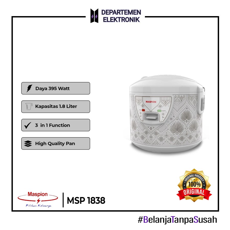 RICE COOKER MASPION 1838 1.8L