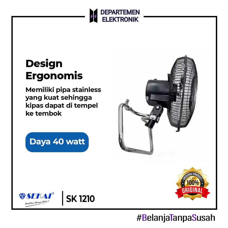 SEKAI KIPAS ANGIN MEJA 2IN1 HFN 1210