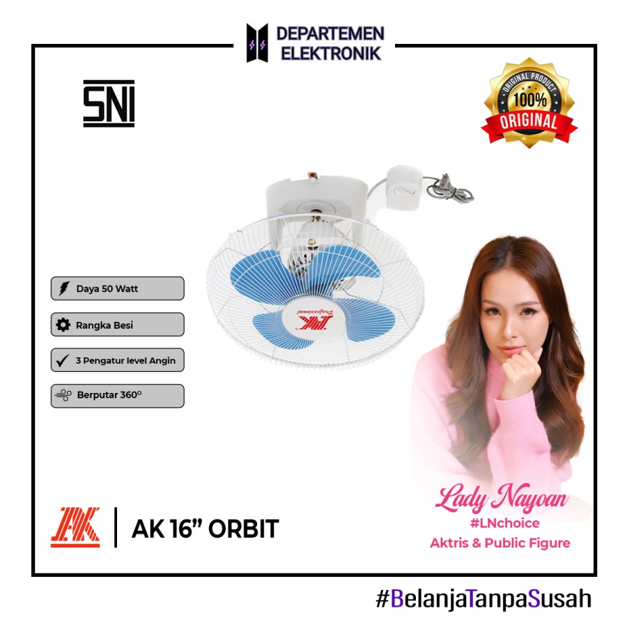 Kipas Angin / Orbit Fan AK 16"