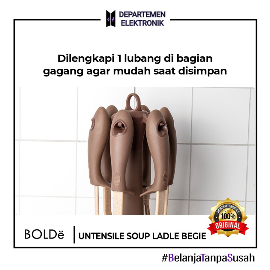 Bolde Super Utensile Soup Ladle Beige