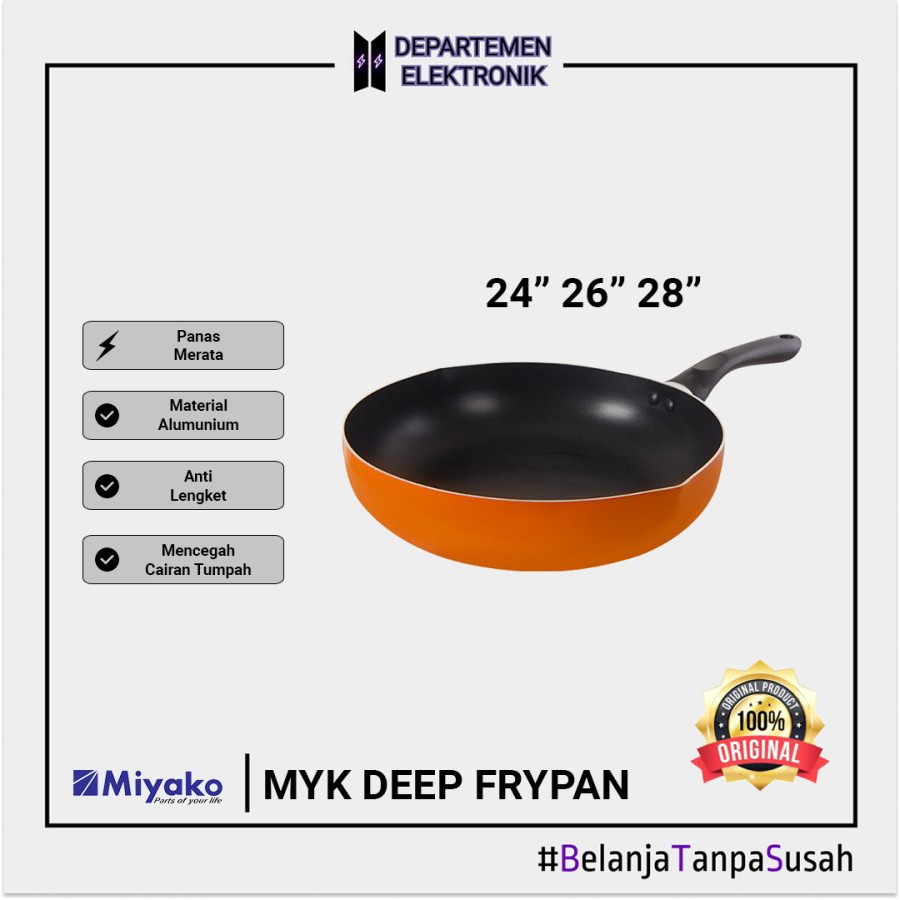 Miyako DFP 26A Cookware Deep Fry Pan